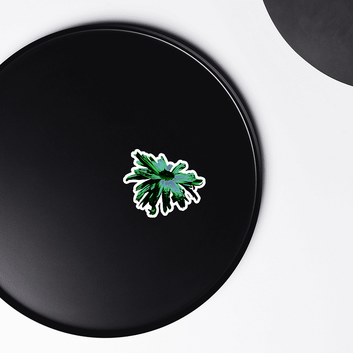 Abstract Green Floating Daisy product image (2)