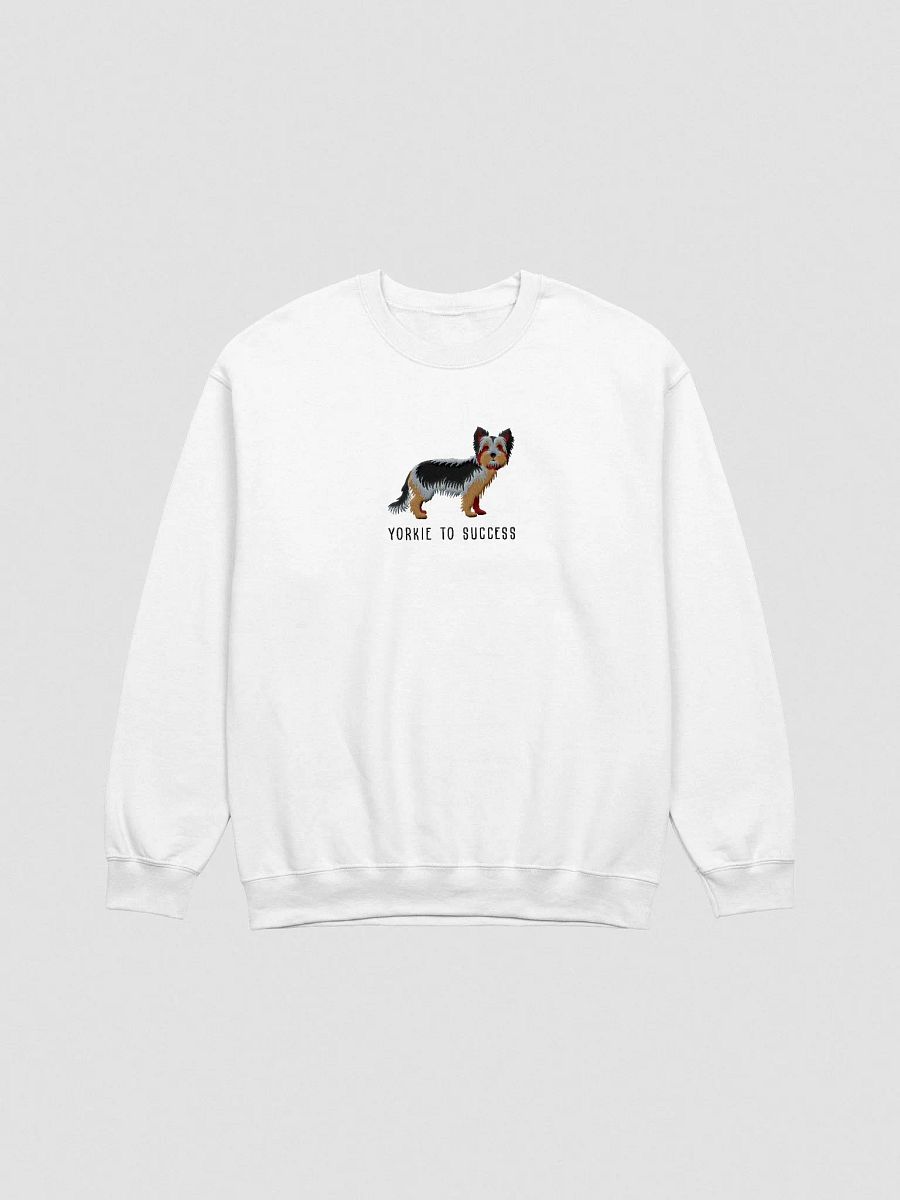 Yorkie to Success Sweatshirt (Embroidered) of a Yorkshire Terrier(2) product image (4)