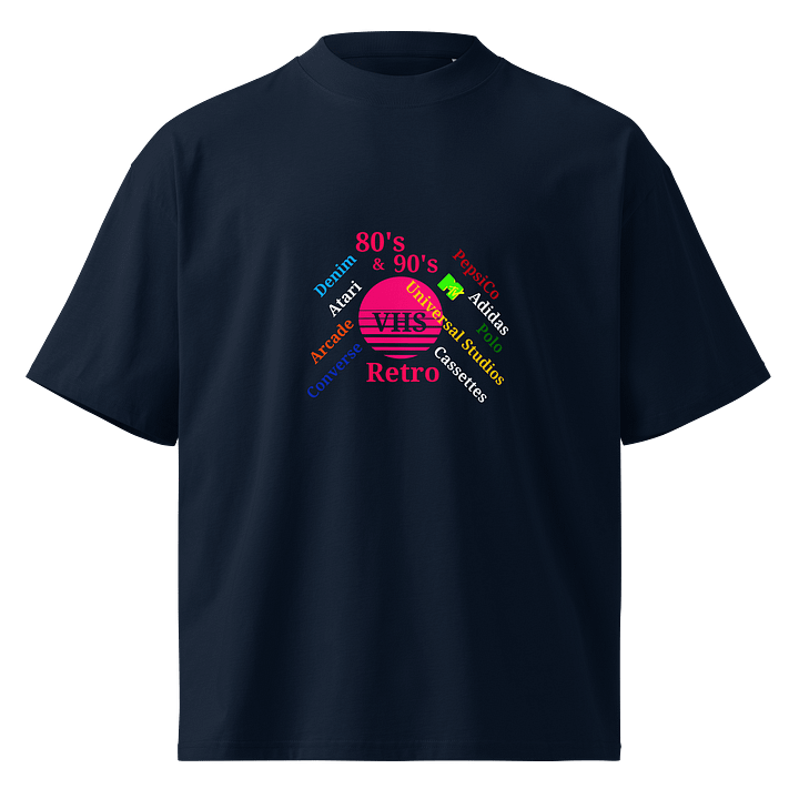 Retro VHS Nostalgia Organic T-Shirt product image (1)