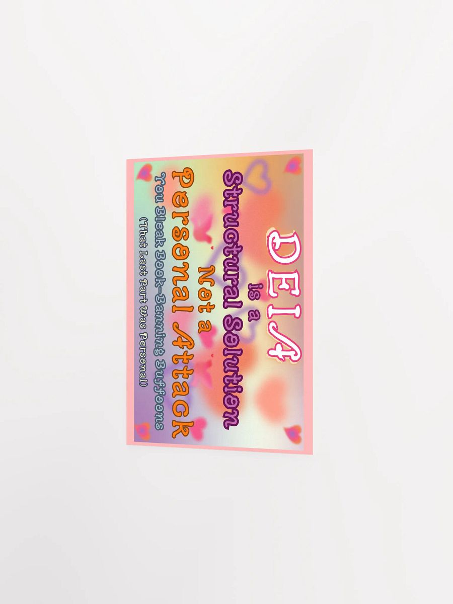 Hands Off DEIA, Structural Solution, Protest Poster product image (5)