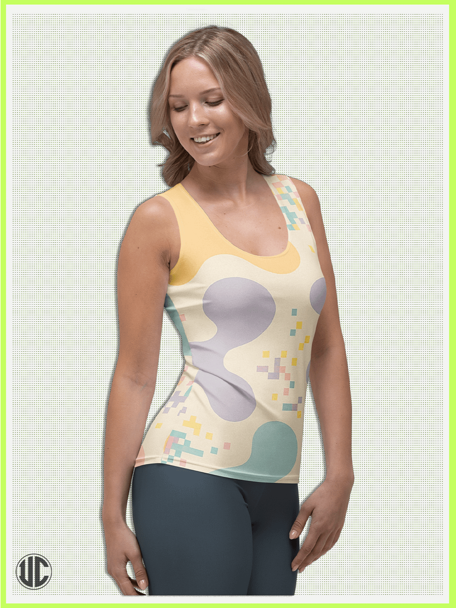 Theo’s Digital Wave – Women’s Tank Top product image (3)