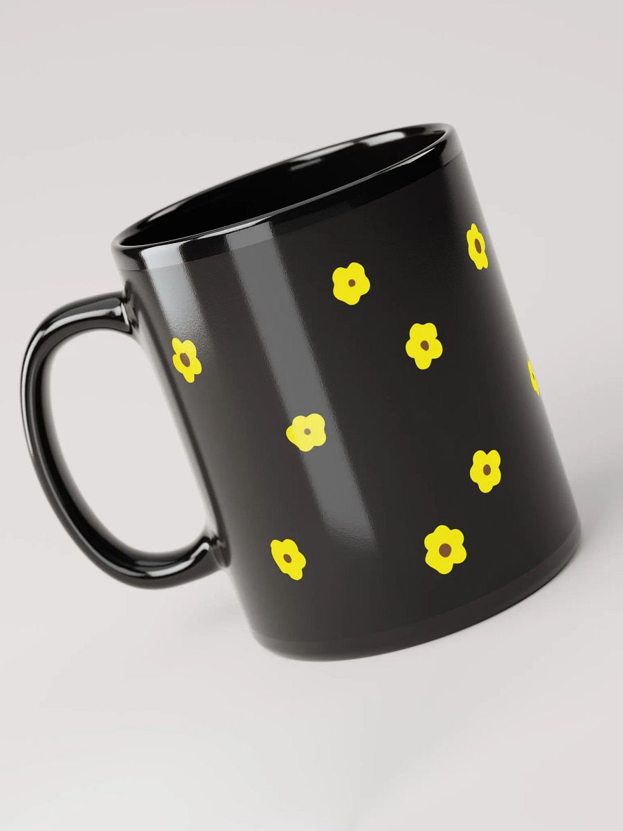 SMALL FLOWERS YELLOW BEAUTIFUL COLORS CONTRAST SHINY MUG product image (3)