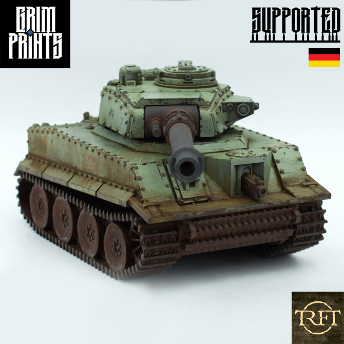 Grim Tiger Battle Tank STLs product image (1)