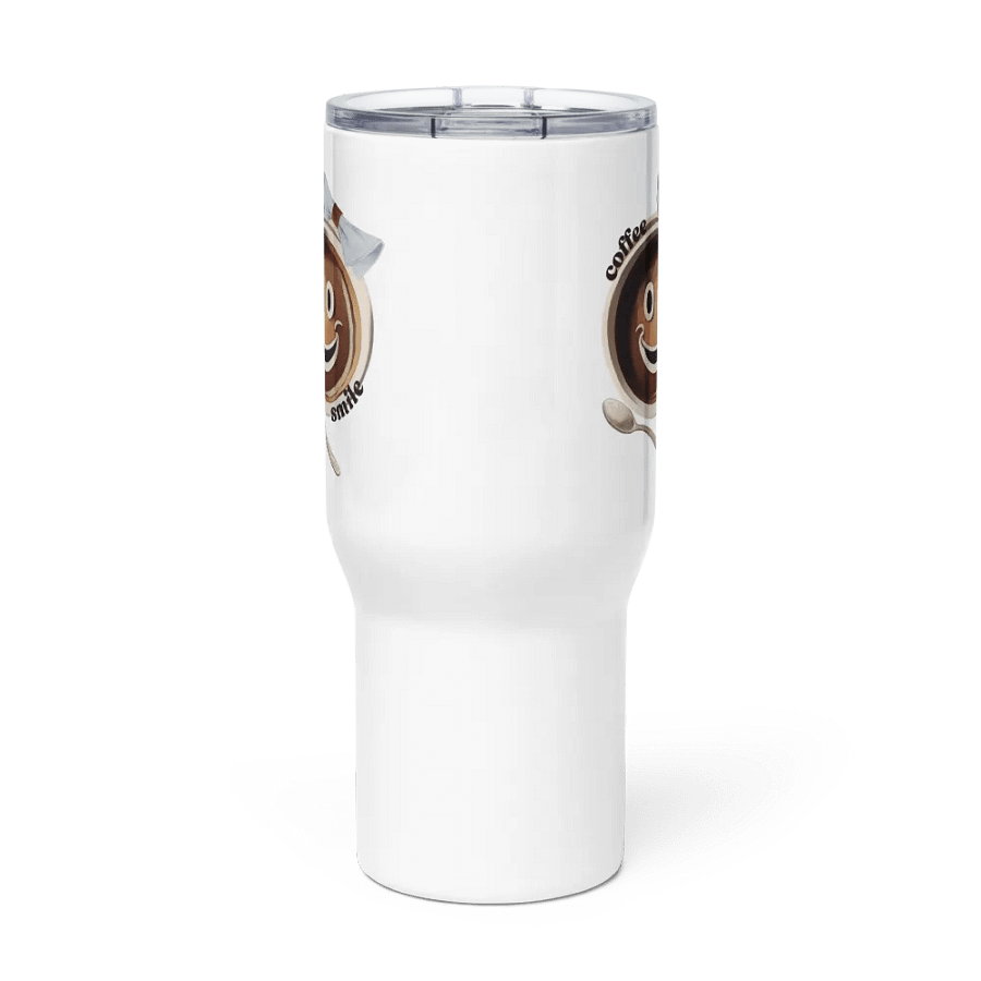 Coffee Smile Funny Cute Sweet Travel Mug With A Handle product image (3)