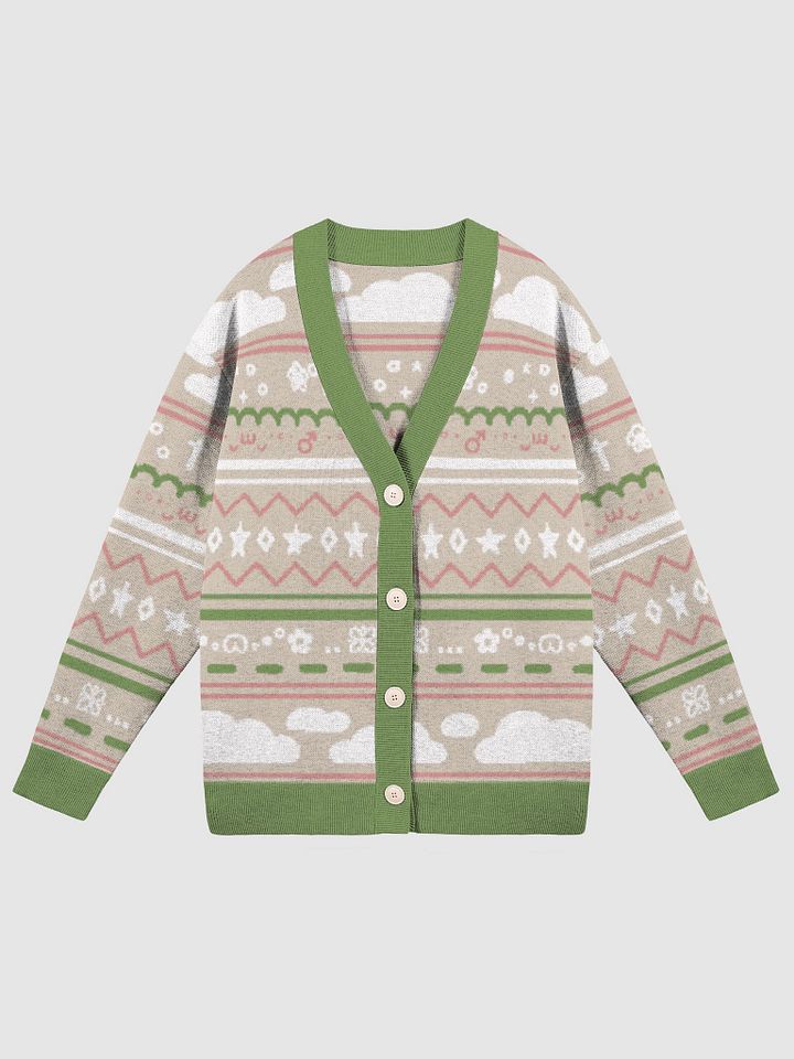Cloudy Christmas Cardigan - Beige product image (2)