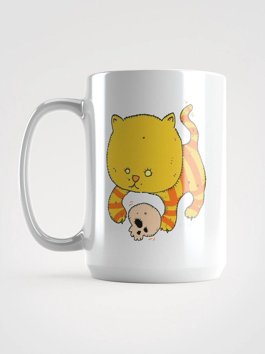 Funny Kitten With Human Skull Cup product image (3)