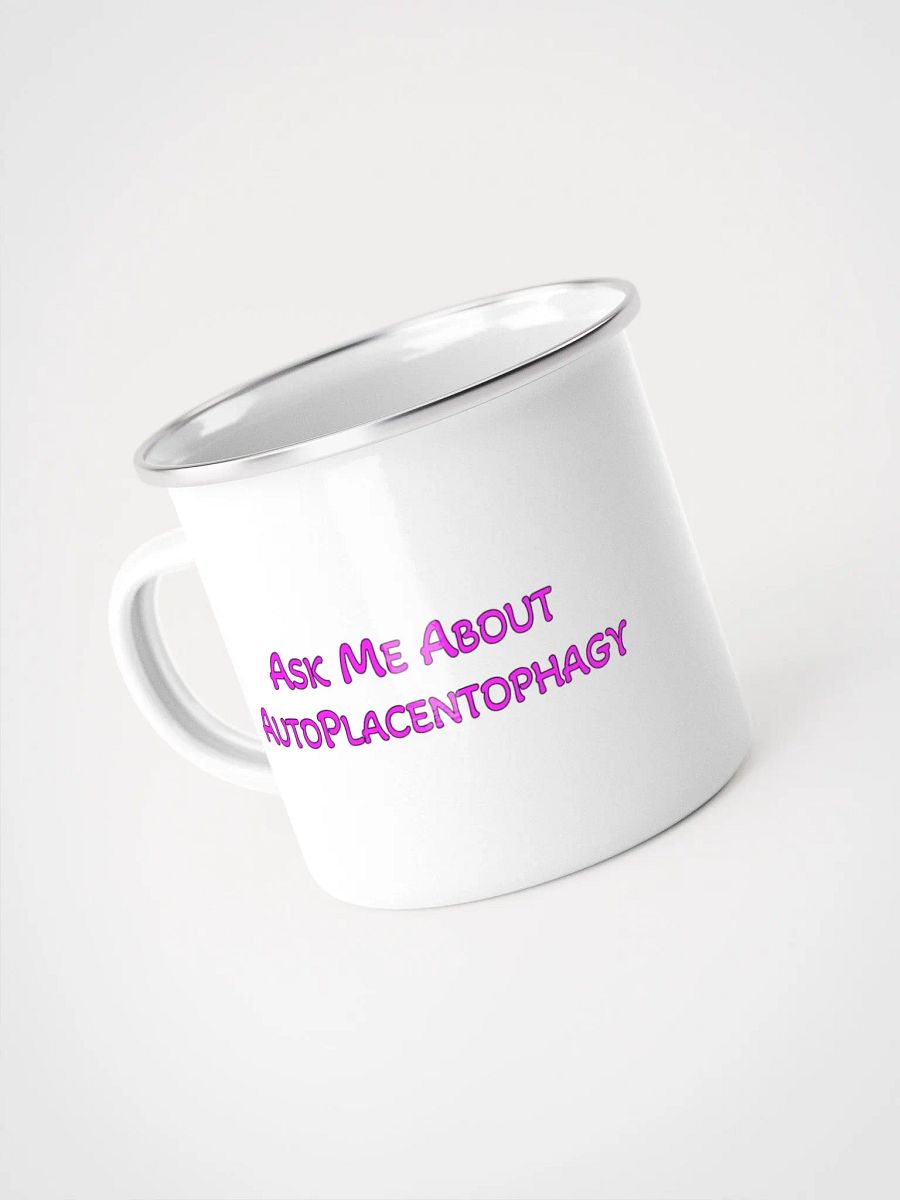 Ask Me About... Enamel Mug product image (1)