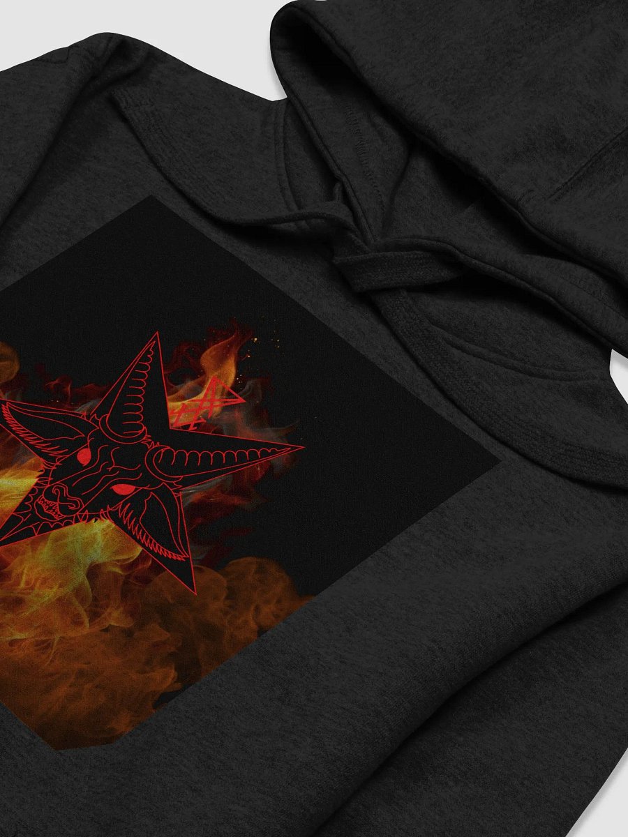 Flaming Pentagram Hoodie product image (3)