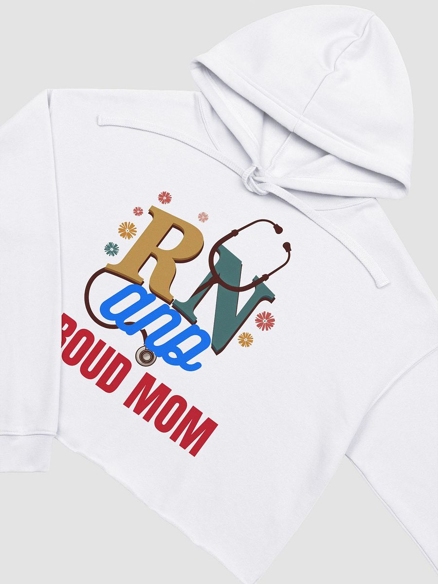RN and Proud Mom Crop Hoodie product image (22)