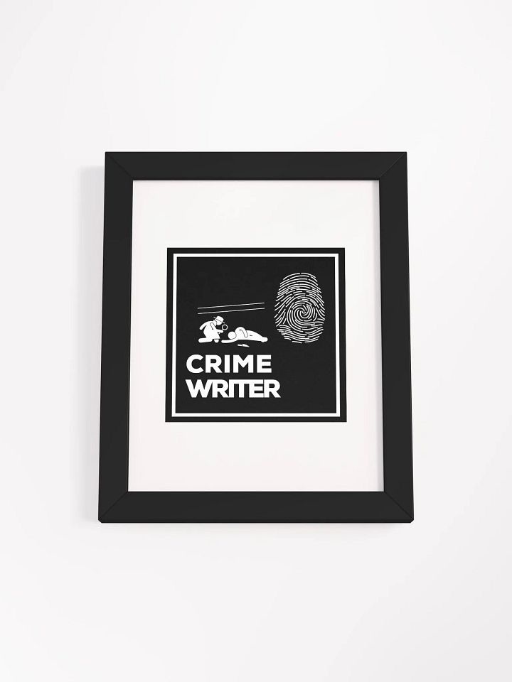 Crime Writer Framed Poster Print product image (16)