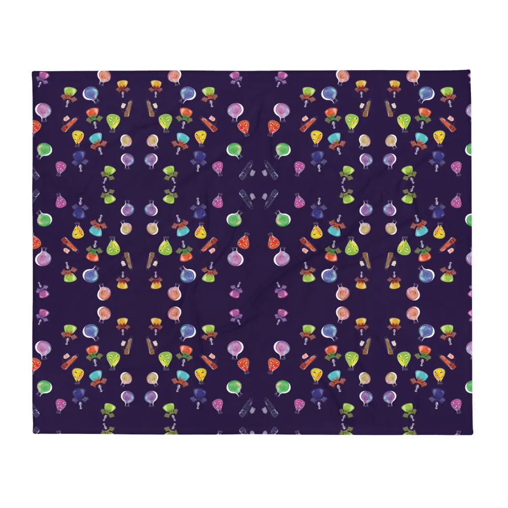 Potion Print Throw Blanket product image (2)