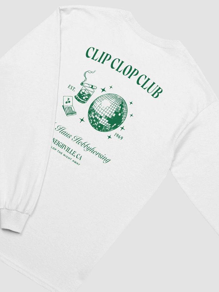 clip clop club printed long sleeve product image (1)