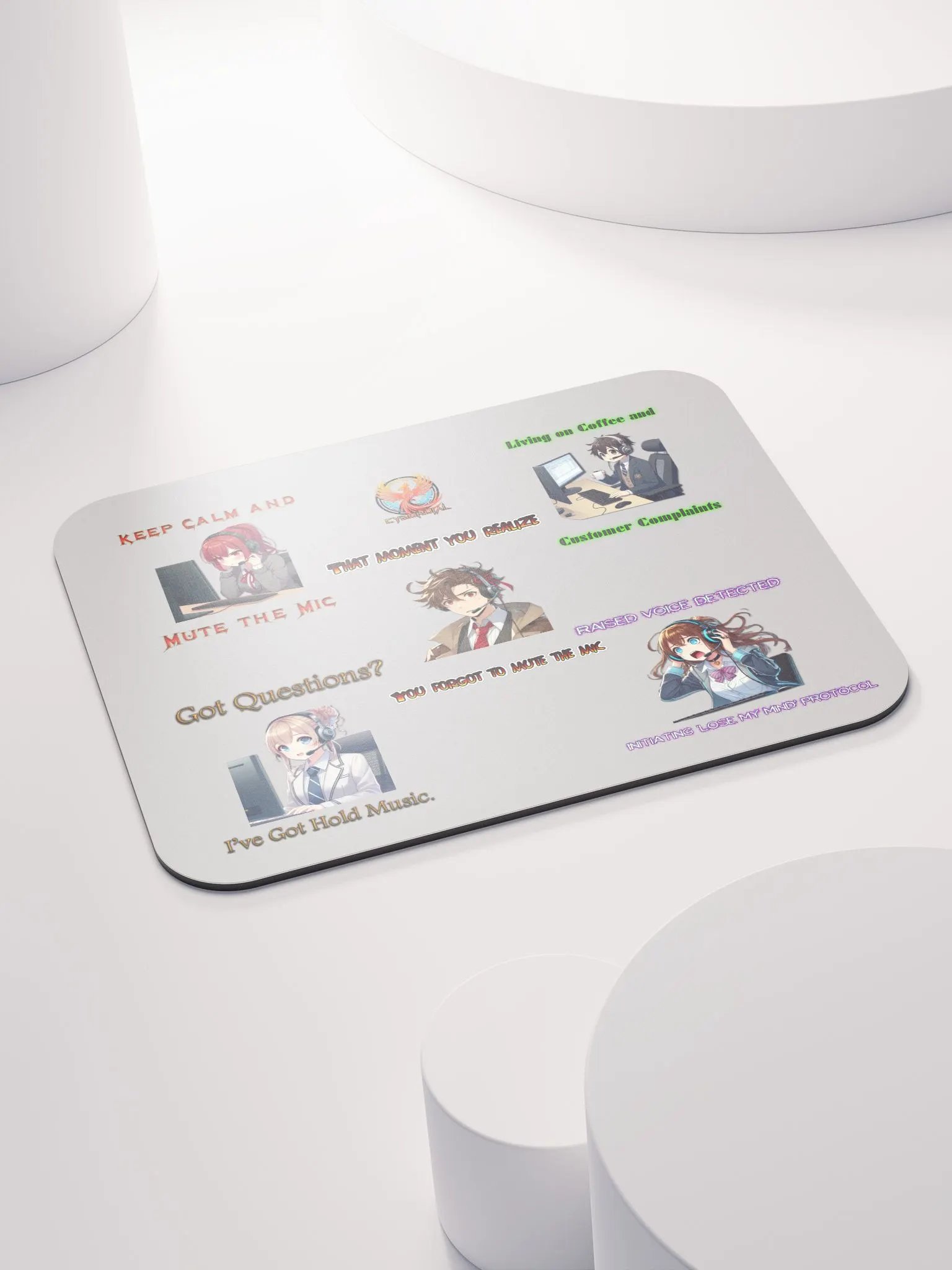 Virtual Workspace Heroes Mouse Pad product image (4)