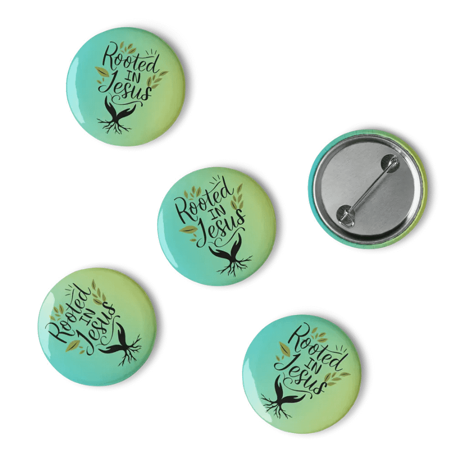 Rooted In Jesus Inspirational Pins product image (5)