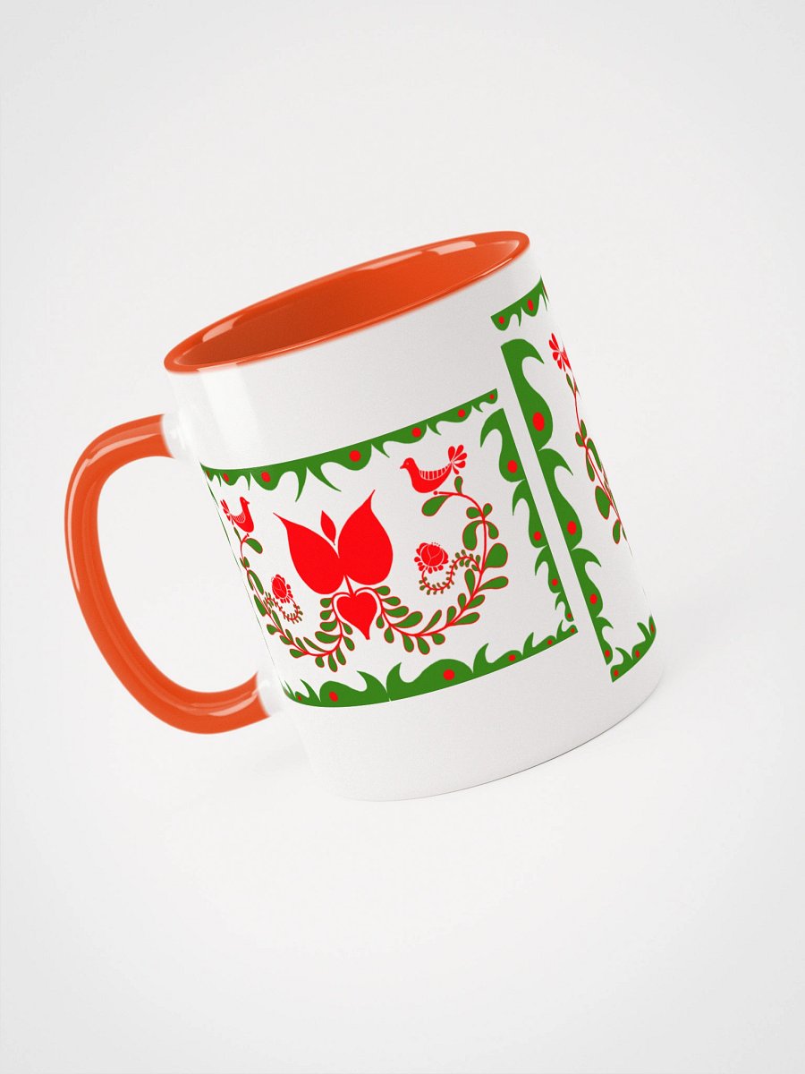 Hungarian Festive Folk Art Ceramic Mug product image (3)