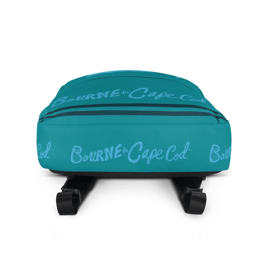 🌊 BOURNE to Backpack – Coastal Cool with BRN.2C.C.™ Vibes 🎒| Blue Logos | Blue Stripes product image (4)