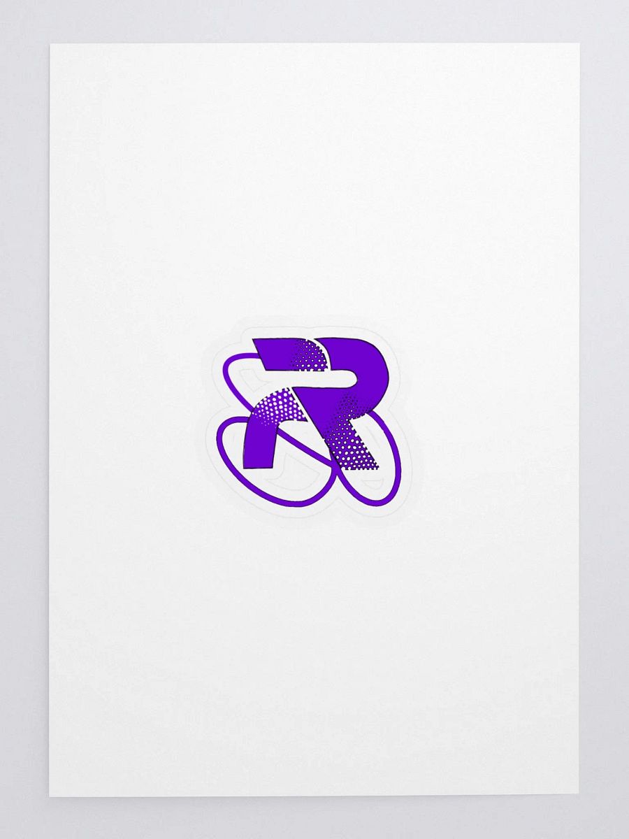 Rapper R logo Sticker product image (1)