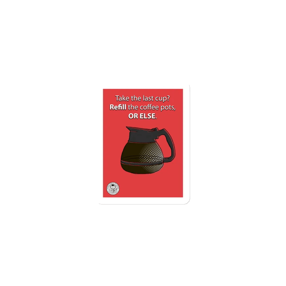 Refill the coffee pot Magnet - Bureau Collection product image (2)