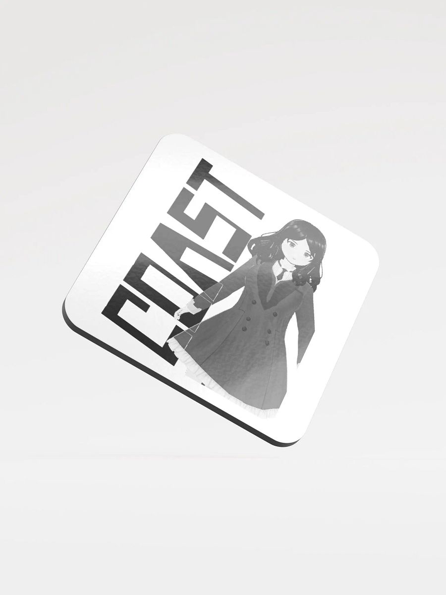 Coast F Vtuber Black and White Drinking COASTER product image (1)
