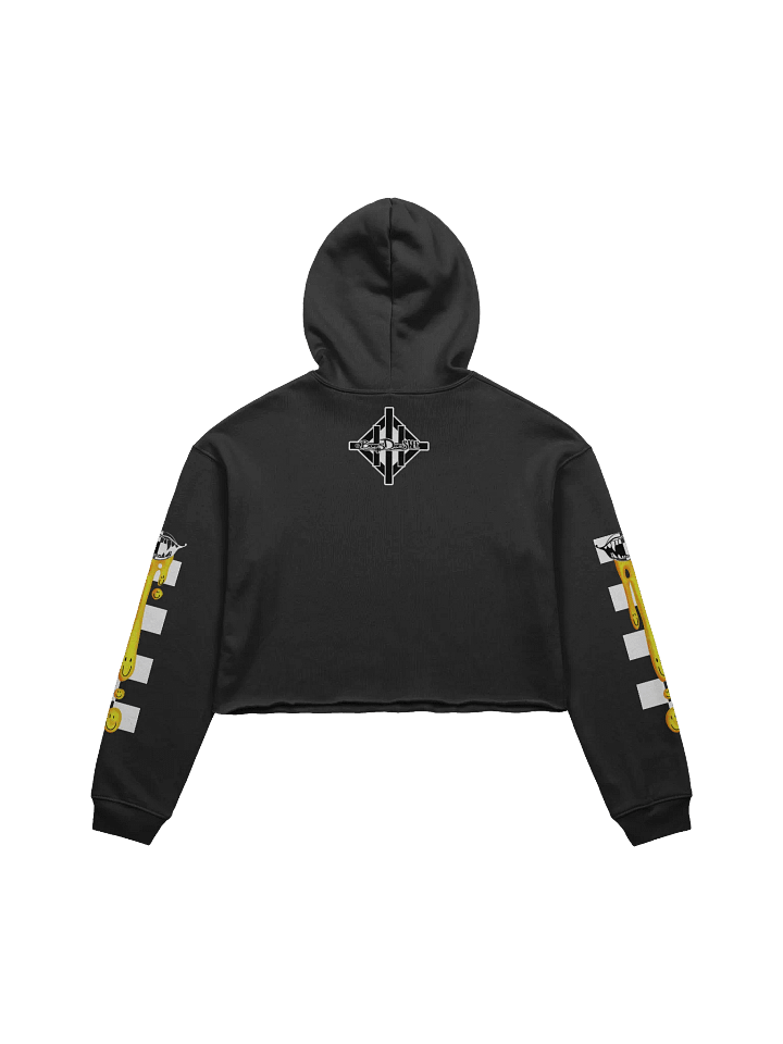 Oozing Smile Splash Fangs Crop Hoodie product image (2)