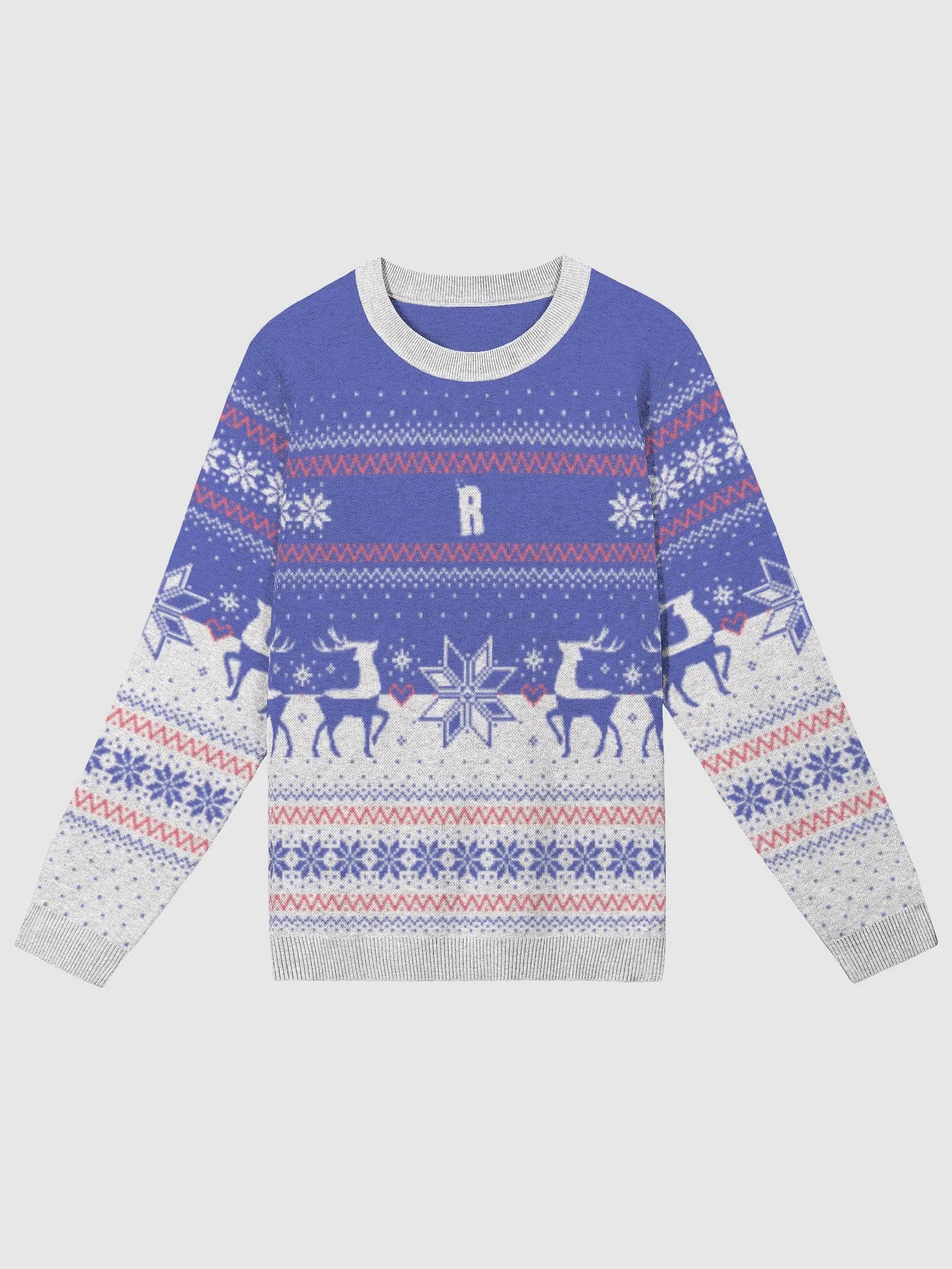 Winter Reindeer Knit in Arctic Blue product image (1)
