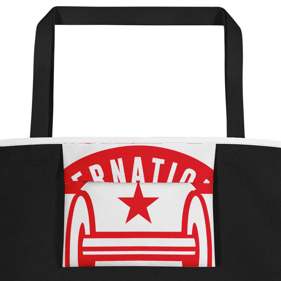 IFBNewsfeed.Org's All-Over Print Large Tote Bag w/ Pocket product image (4)