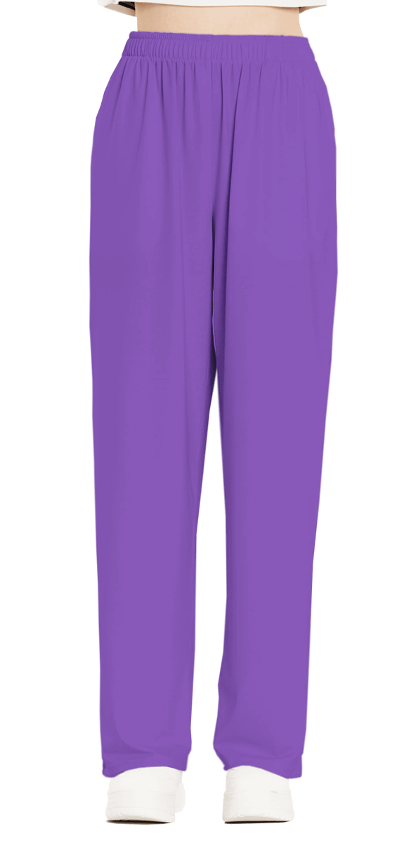 Plain Color Amethyst Wide-Leg Pants product image (2)