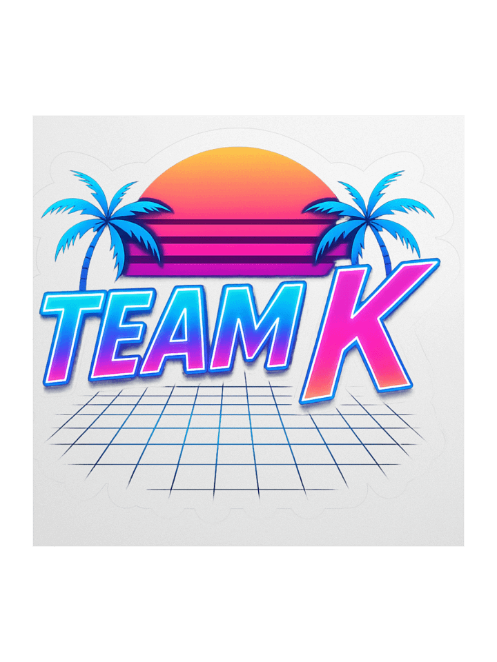 Team K 1980's STICKERS product image (2)