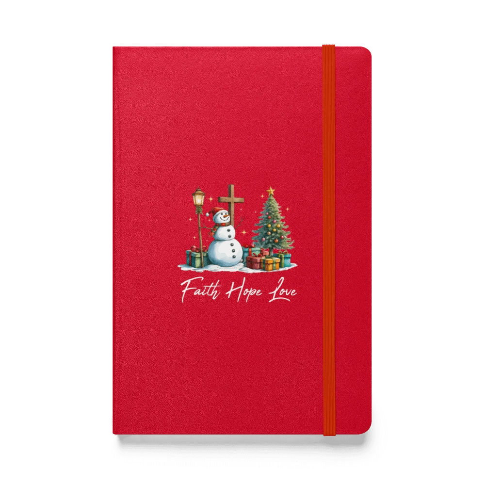 Faith Hope and Love Christmas Hardcover Notebook product image (38)