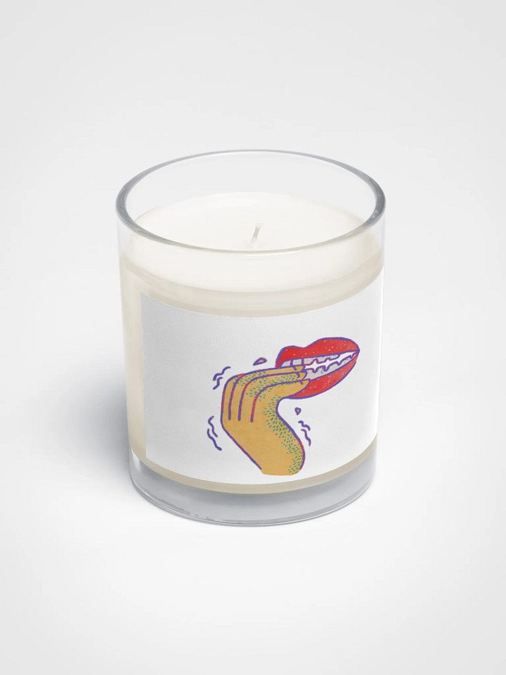 Soy Wax Candle In A Clear Glass product image (2)