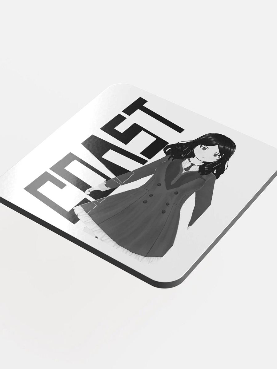 Coast F Vtuber Black and White Drinking COASTER product image (4)