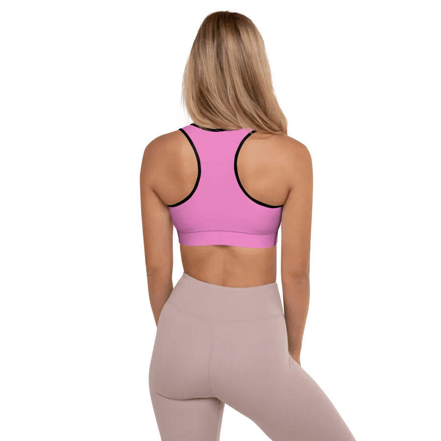 SPOOKY JOOCE Padded Sports Bra - Light Pink product image (3)