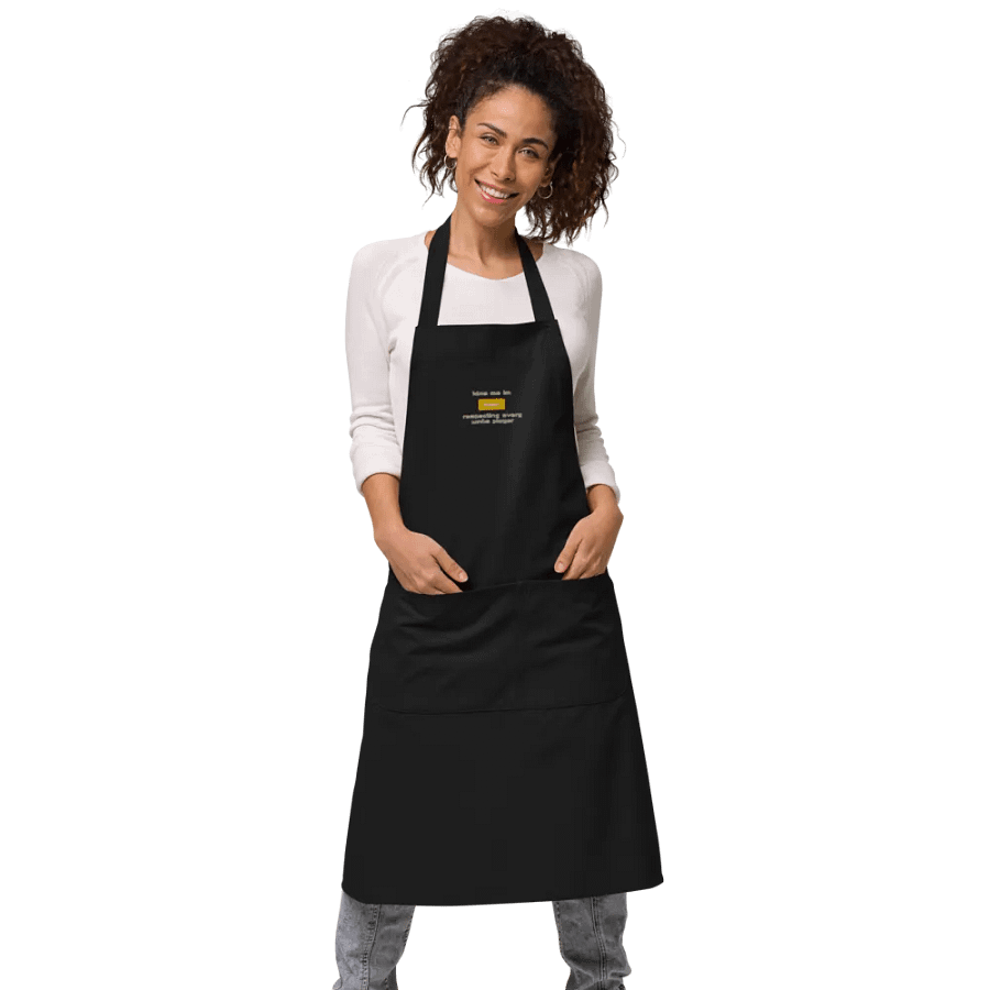 kiss me im respecting every wnba player apron product image (10)