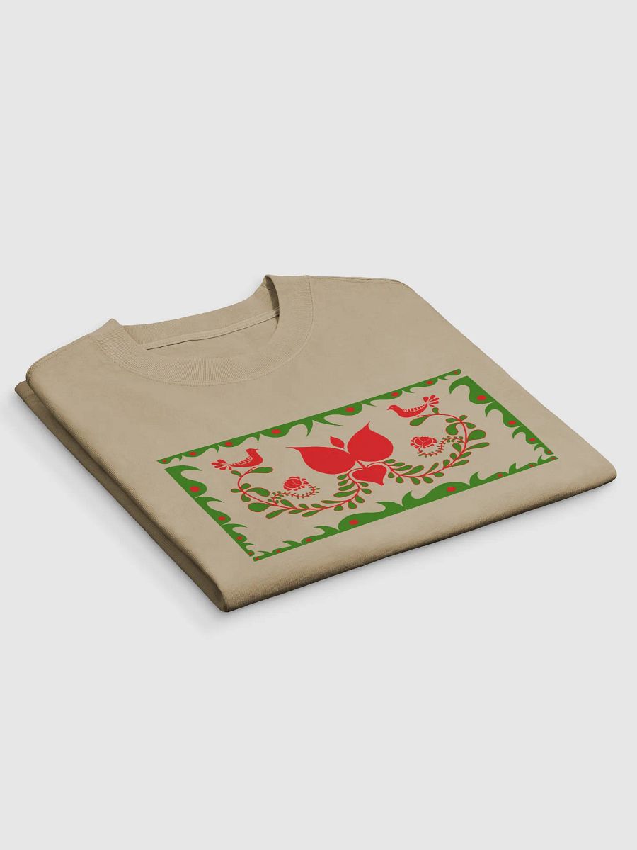 Hungarian Folk Art-Inspired Oversized T-Shirt product image (3)