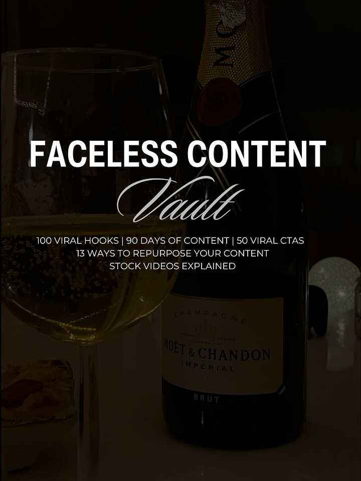 Faceless Content Vault product image (1)