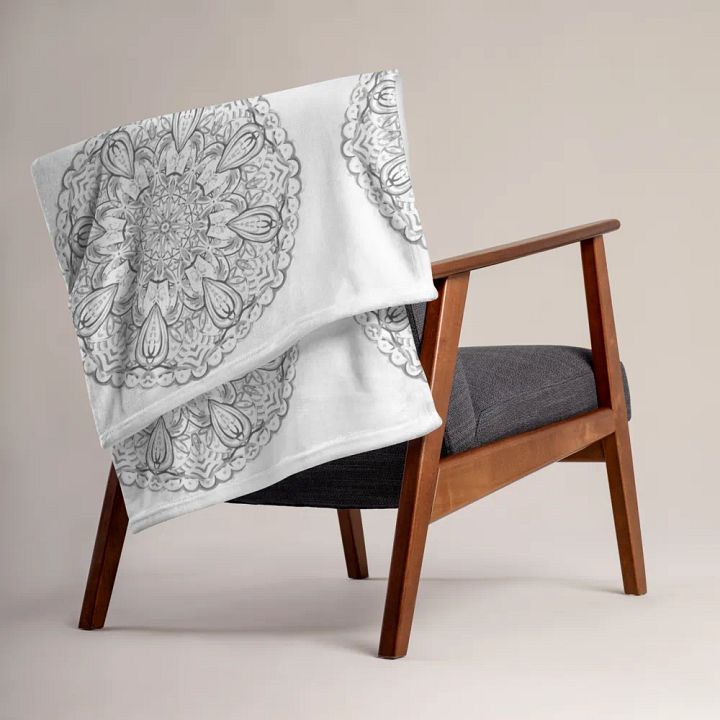 Mandala Harmony Throw Blanket product image (2)