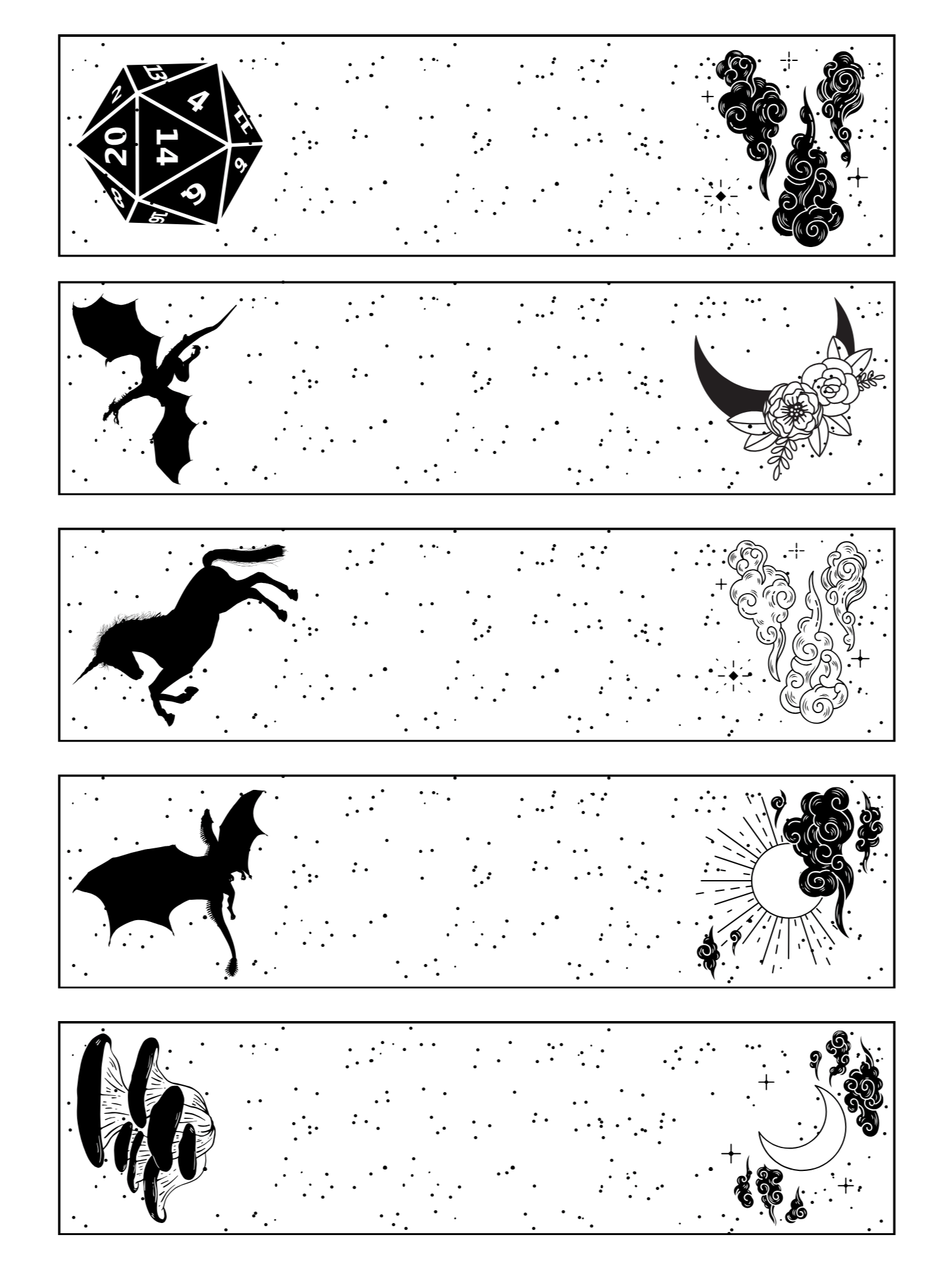 Printable Bookmark Set product image (5)