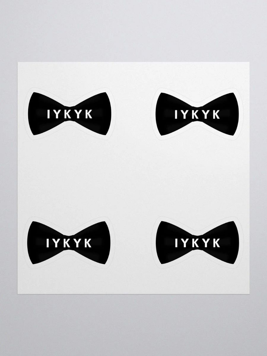 IYKYK Bow Tie Stickers product image (3)