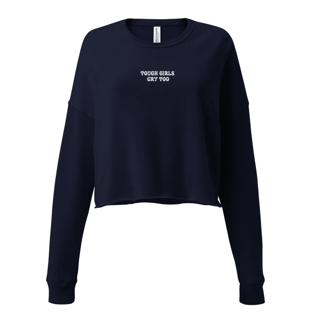 Tough Girls Cry Too Embroidered Woman's Sweatshirt product image (25)