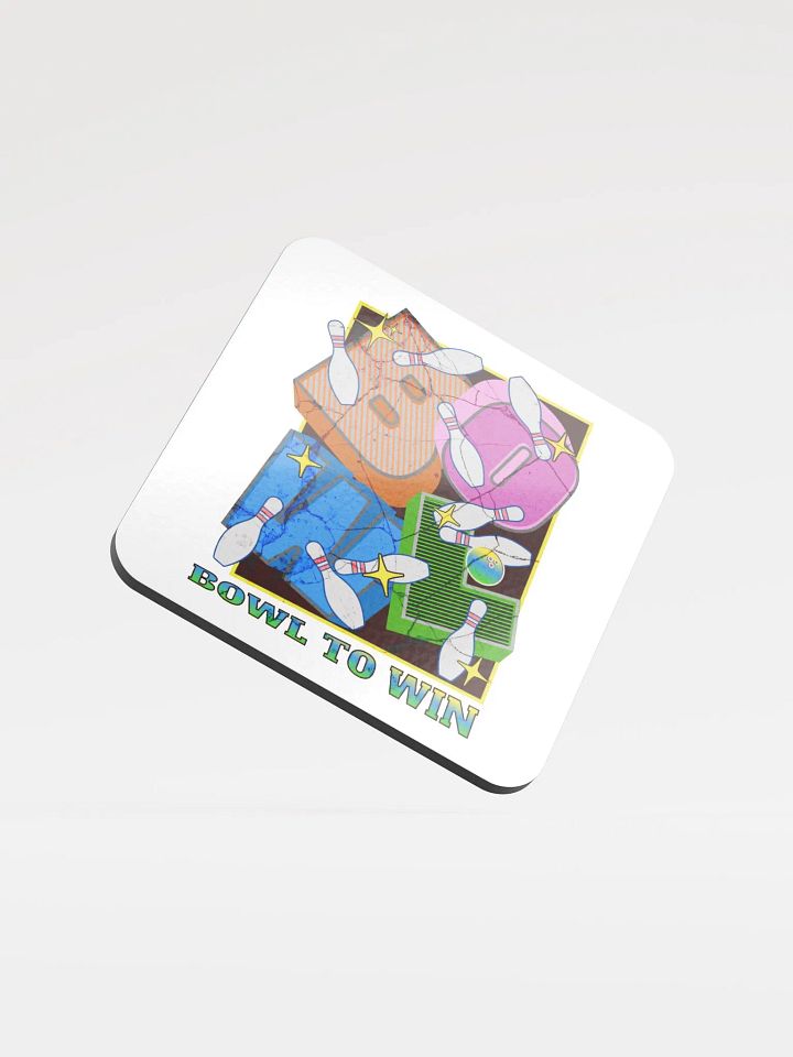 Bowl To Win Block Letter Winning Strike Coaster Set product image (1)