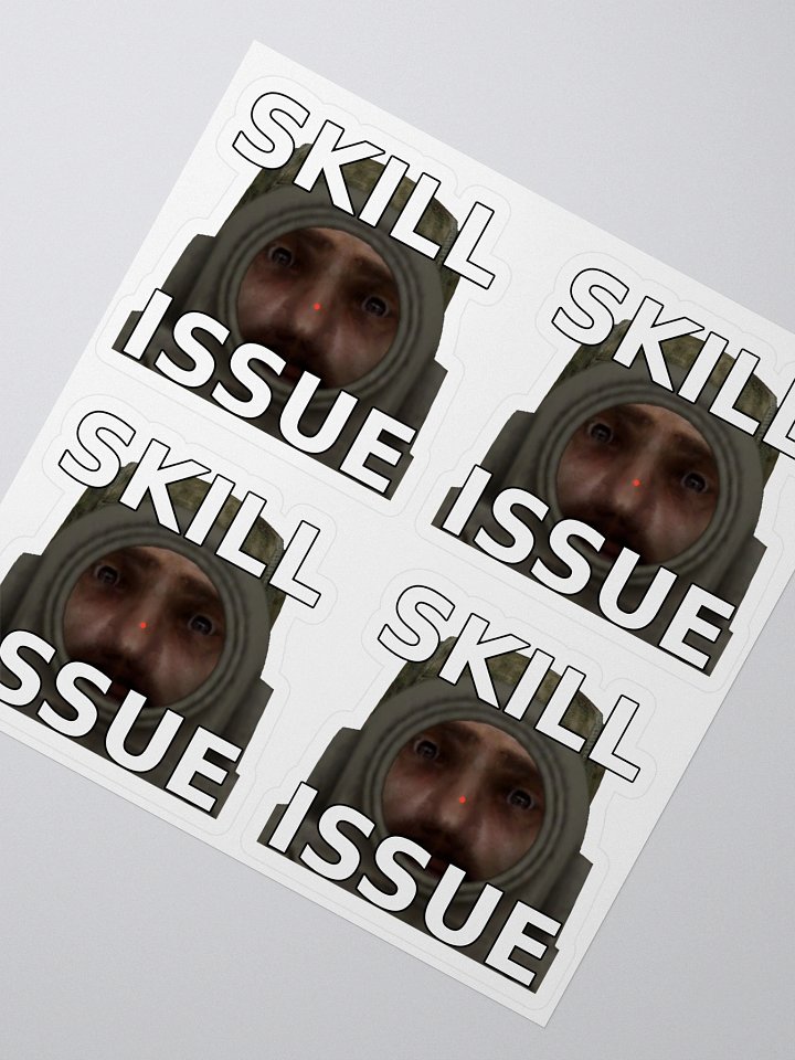 Skill Issue Sticker Sheet product image (2)
