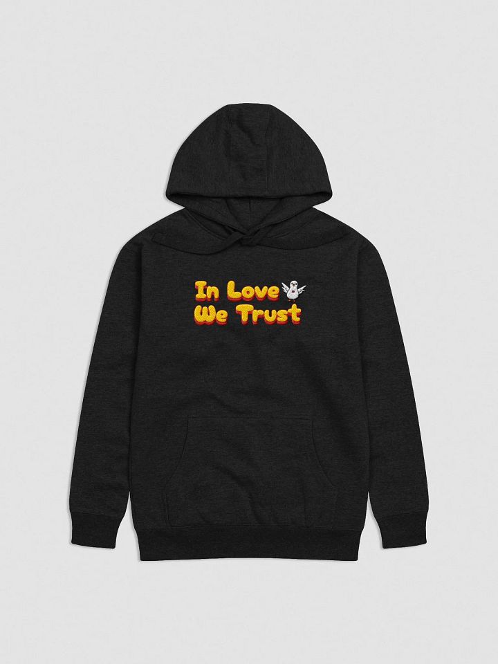 "IN LOVE WE TRUST" / EMBROIDERED HOODIE product image (2)
