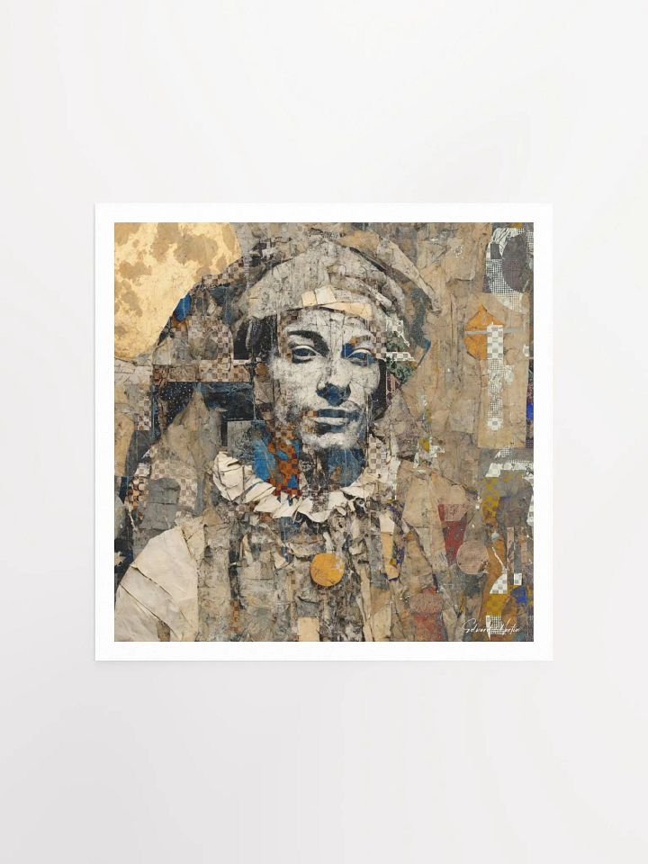 'To Laugh' by Edward Martin-Mixed Media Collage Print product image (2)