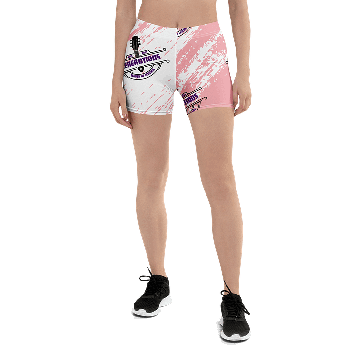 Retro Rock All-Over Shorts product image (1)