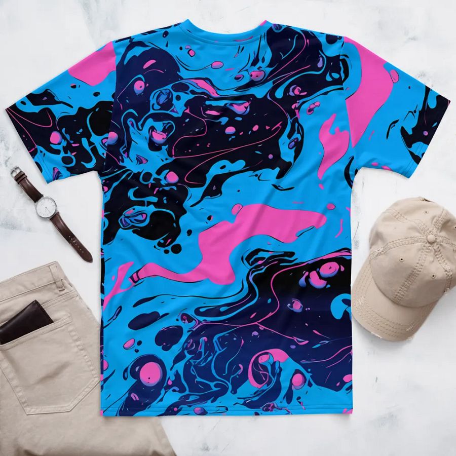 Vibrant Marbled Men's T-Shirt product image (6)