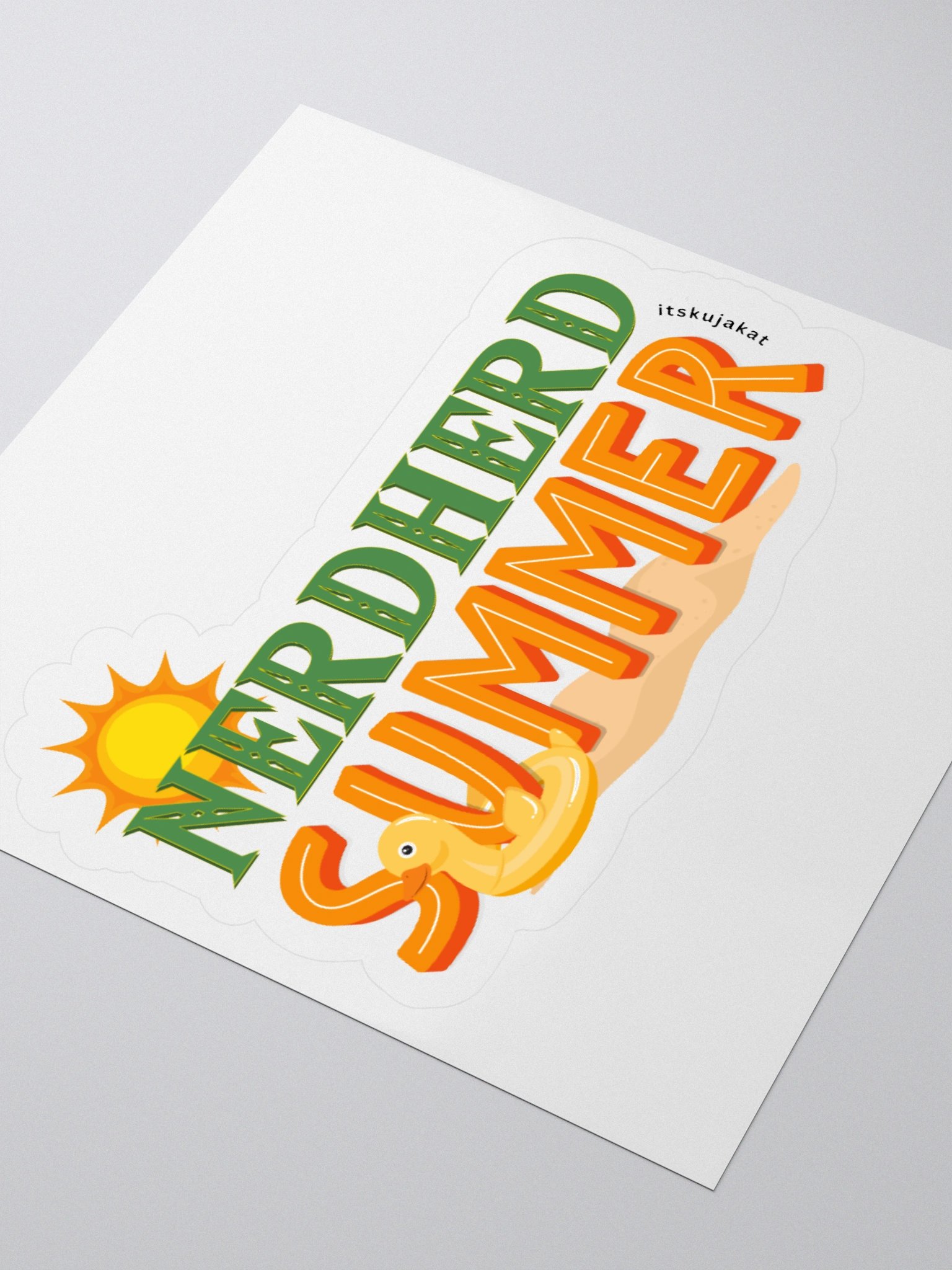 Nerd Herd Summer Sticker product image (7)
