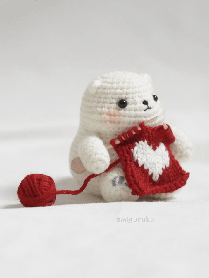 Shiro The Knitting Bear - PDF Pattern product image (5)