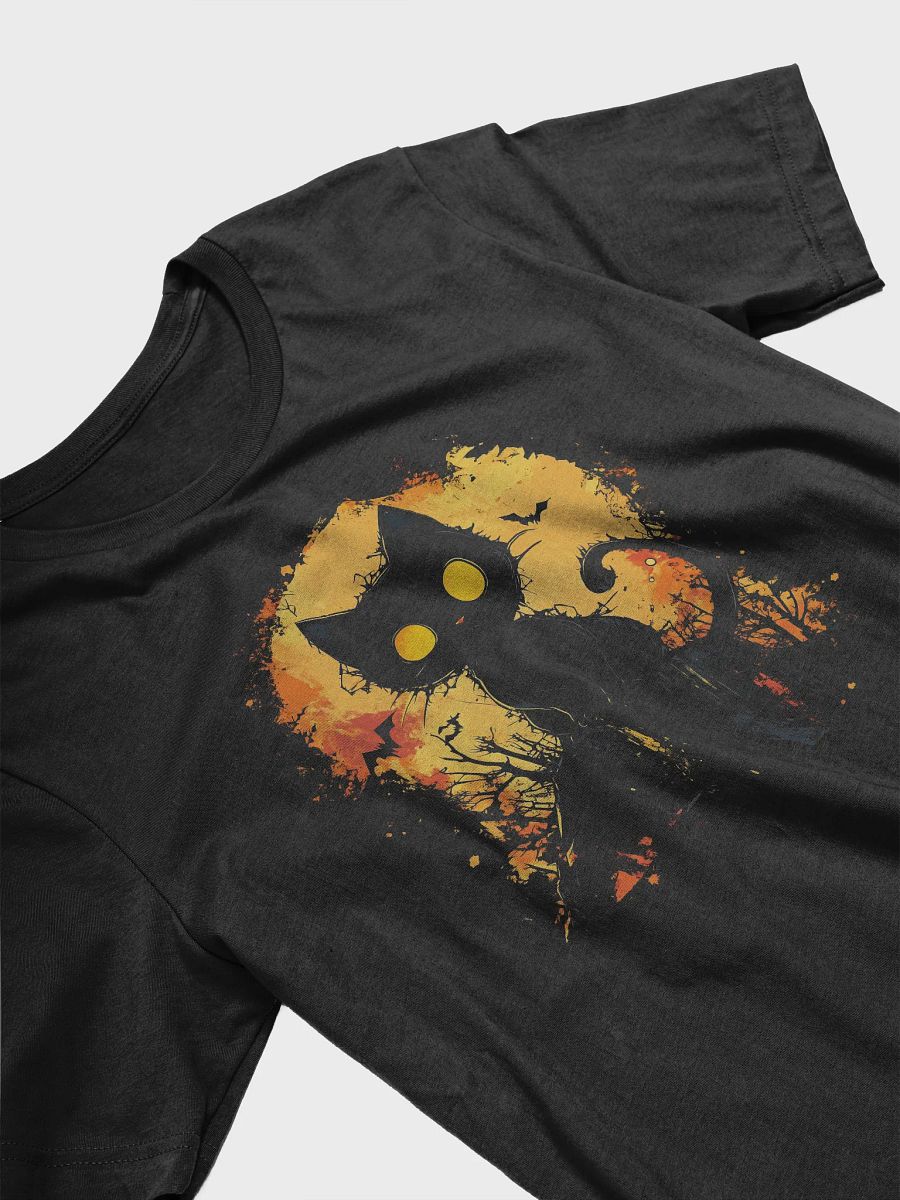 Spooky Cat! - Supersoft fitted T-shirt product image (3)