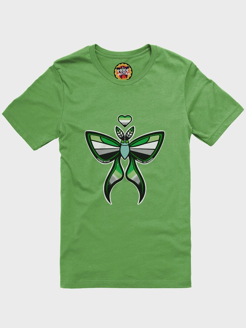 Aromantic Pride Moth | Graphic Tee | T-shirt | Adult Sizes | LGBTQIA+