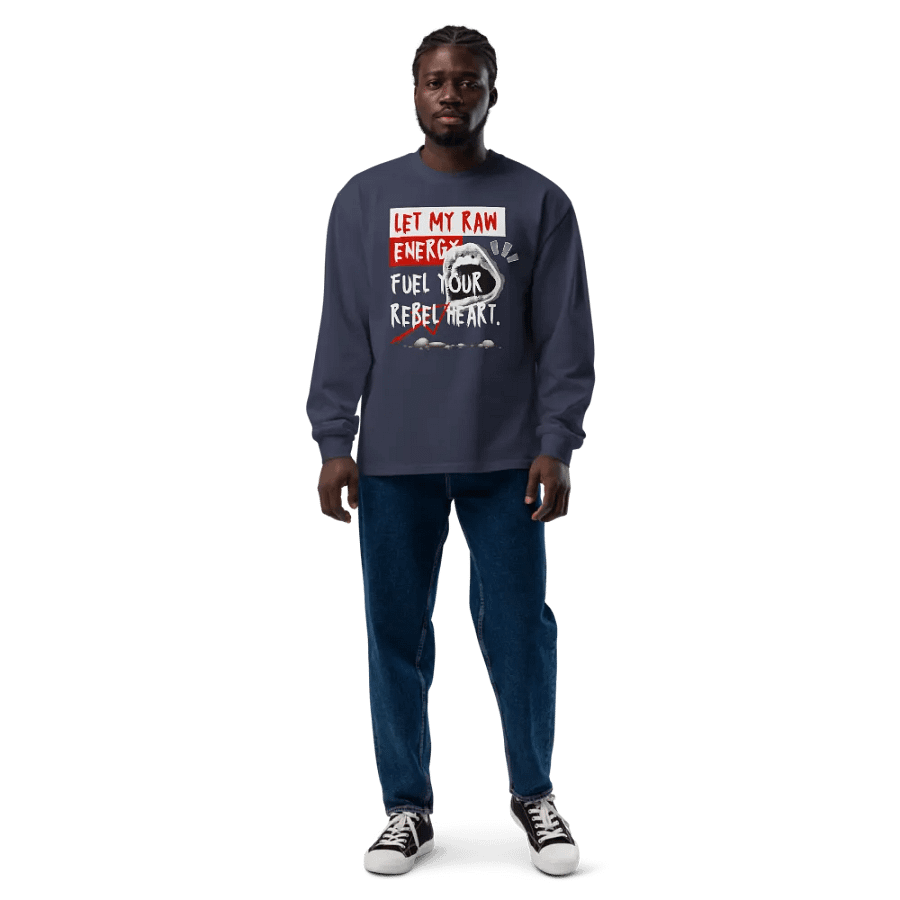 Let my raw energy long sleeve t-shirt product image (9)